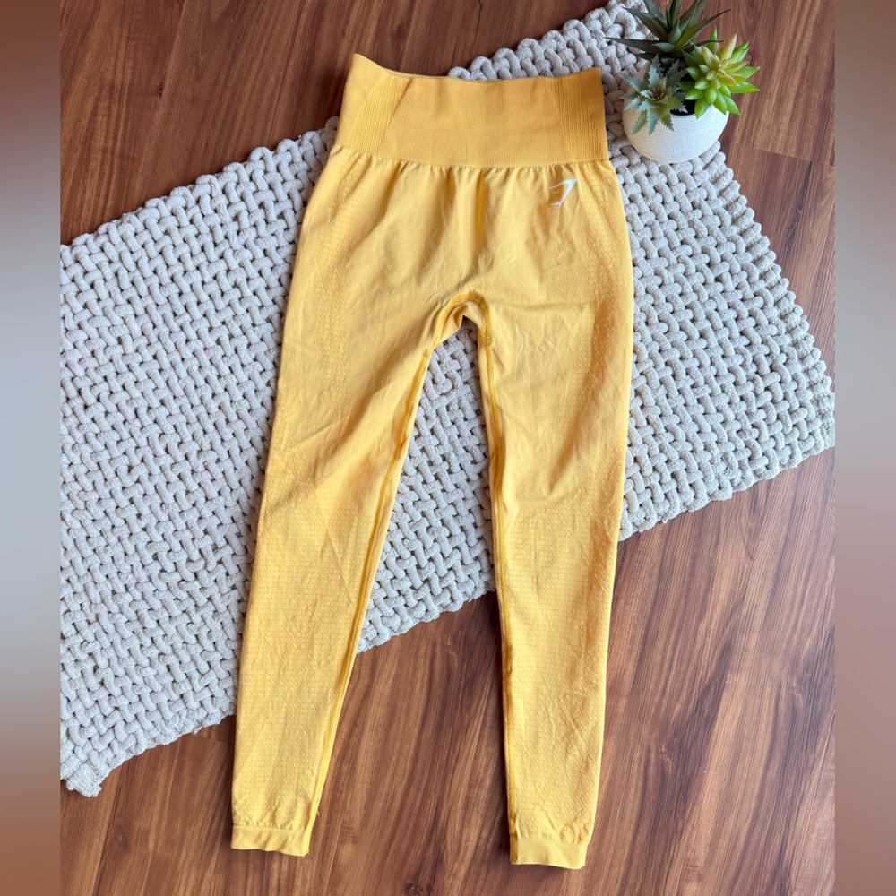 Gymshark | Women’s Vital Leggings in Yellow Marl | X-Small
